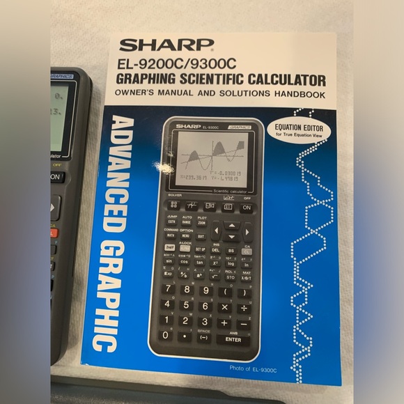 📱EL-9200C Graphing Scientific Calculator and manual- Black - Picture 3 of 6